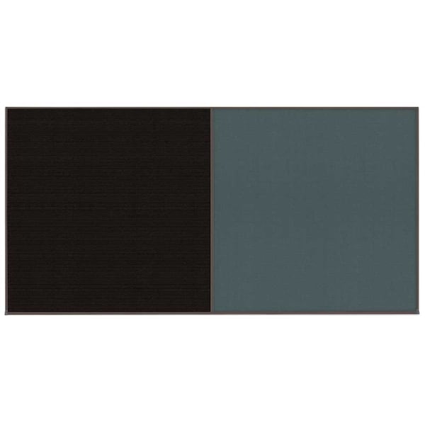 Enclosed Corkboard, 1 Door, 72"x36", 4" Fra
